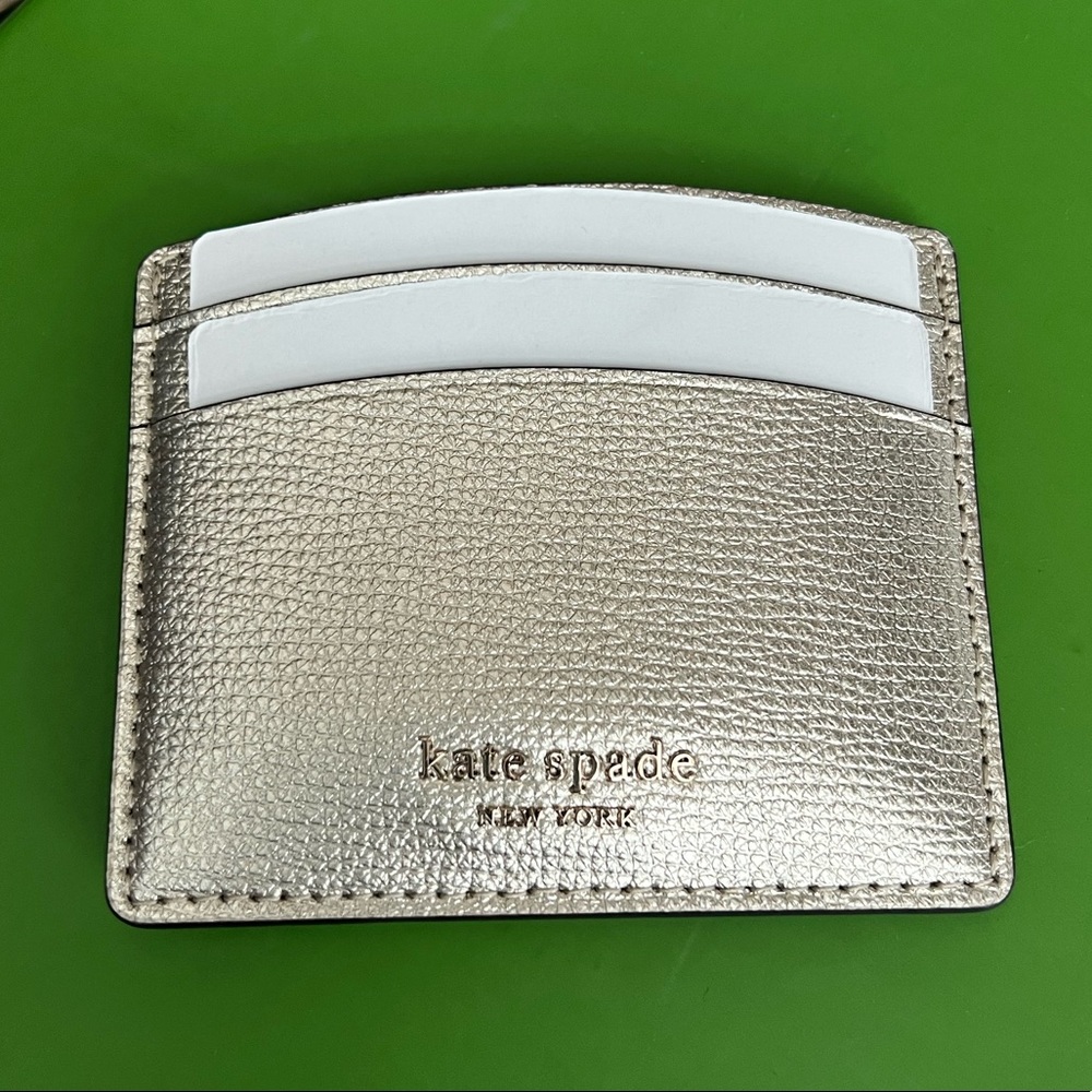 Kate Spade Sylvia Card Holder - Pale Gold